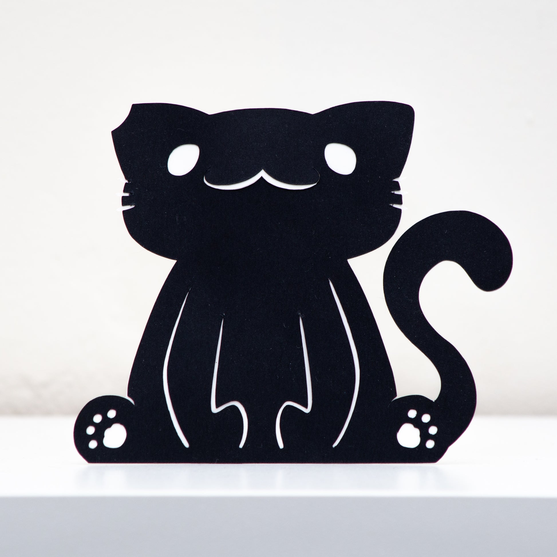 Sticker Display Companion Black Cat