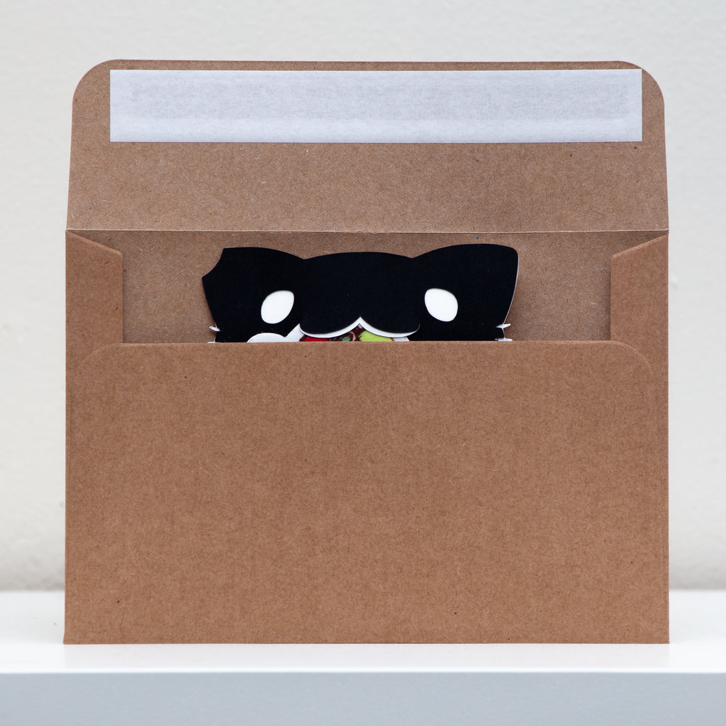 Sticker Display Companion Black Cat