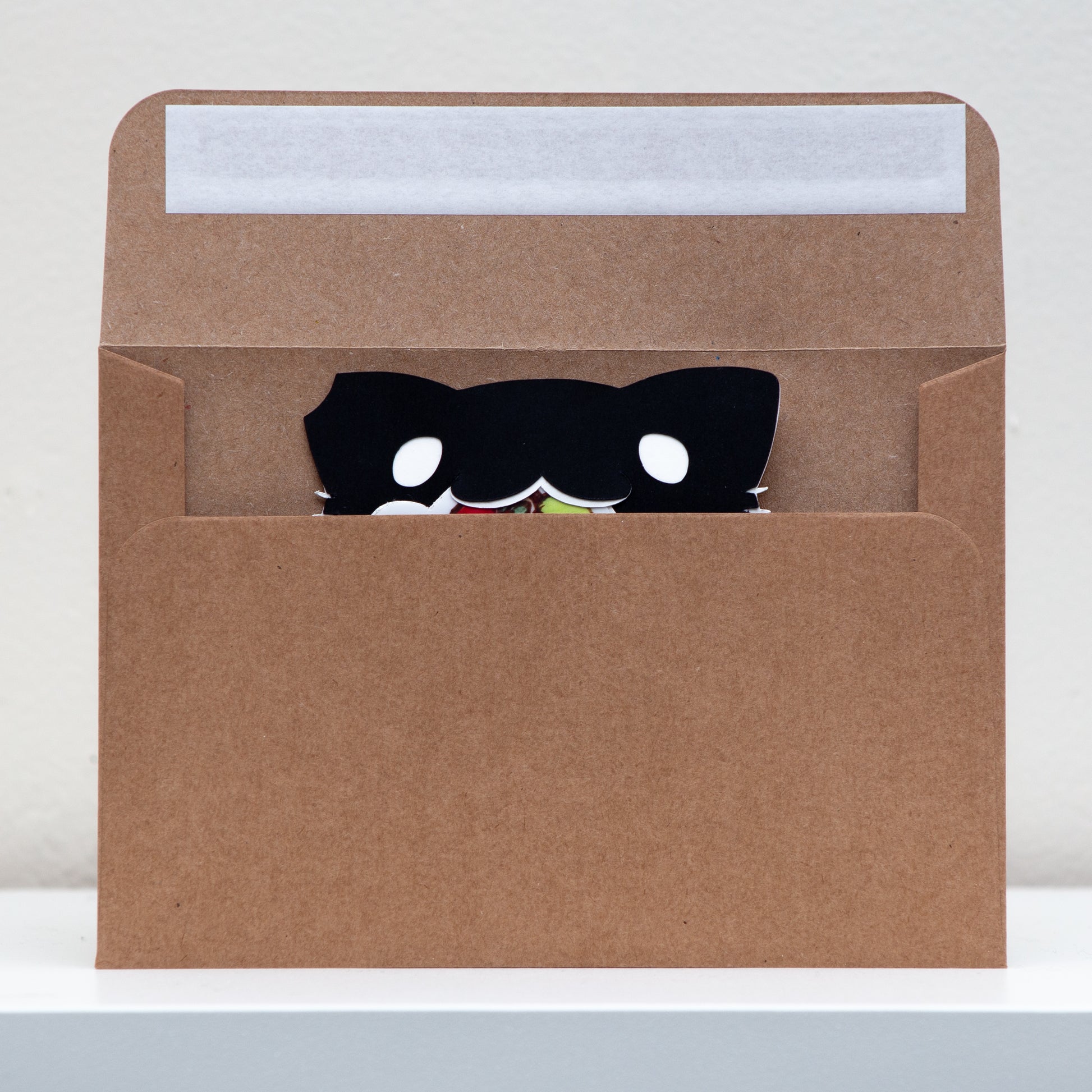 Sticker Display Companion Black Cat