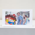 Distracted Boyfriend Meme Postcard Display.